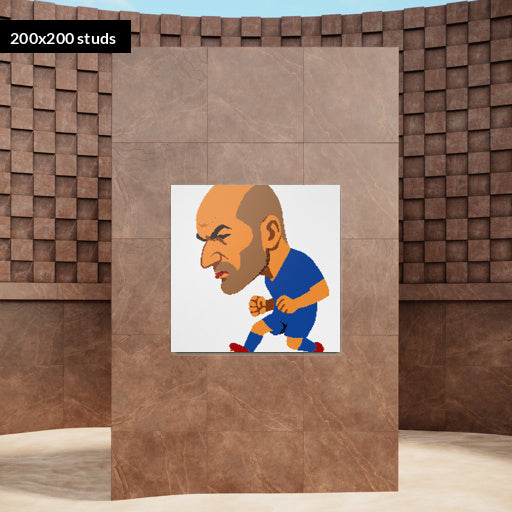 200*200studs, 160*160cm, 63*63inch