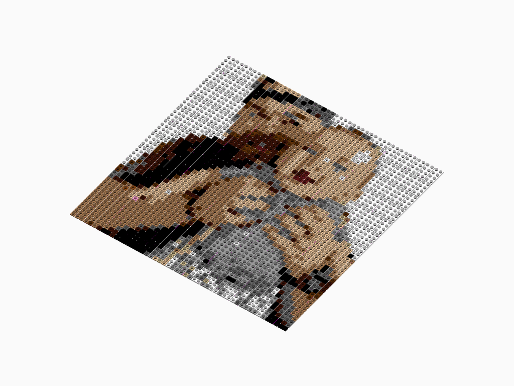 Custom Brick Mosaic