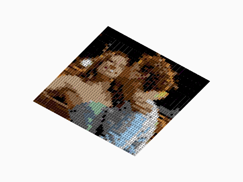 Custom Brick Mosaic
