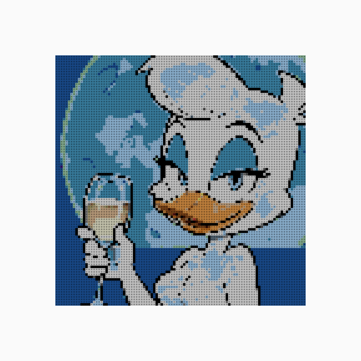 Custom Brick Mosaic
