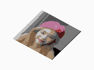 Custom Brick Mosaic