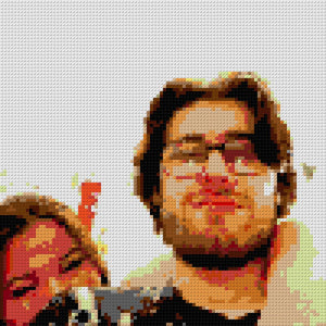 Custom Brick Mosaic
