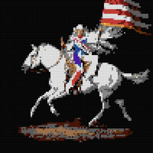 Custom Brick Mosaic