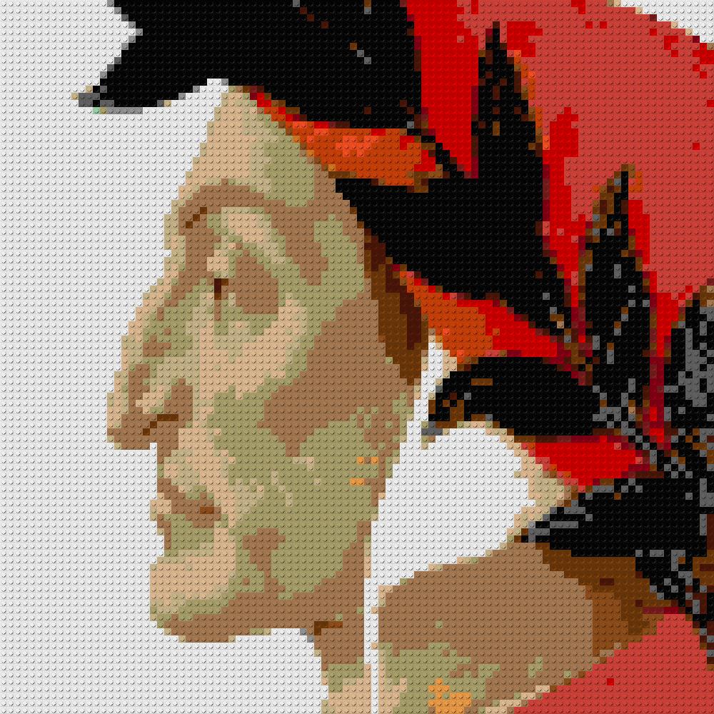 Custom Brick Mosaic