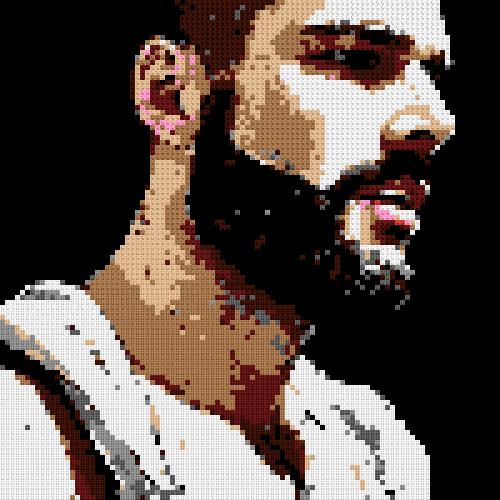 Custom Brick Mosaic