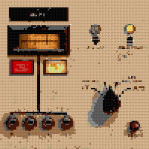 Custom Brick Mosaic