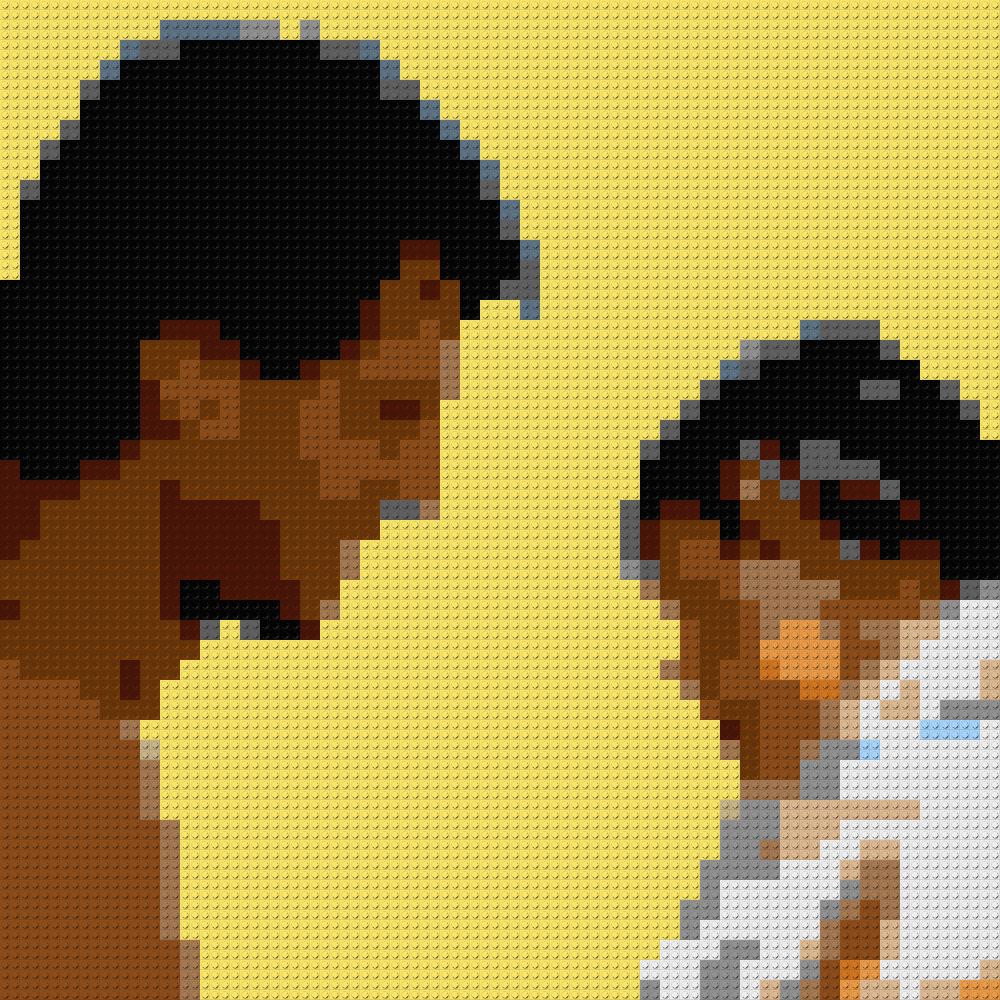 Custom Brick Mosaic