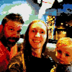 Custom Brick Mosaic