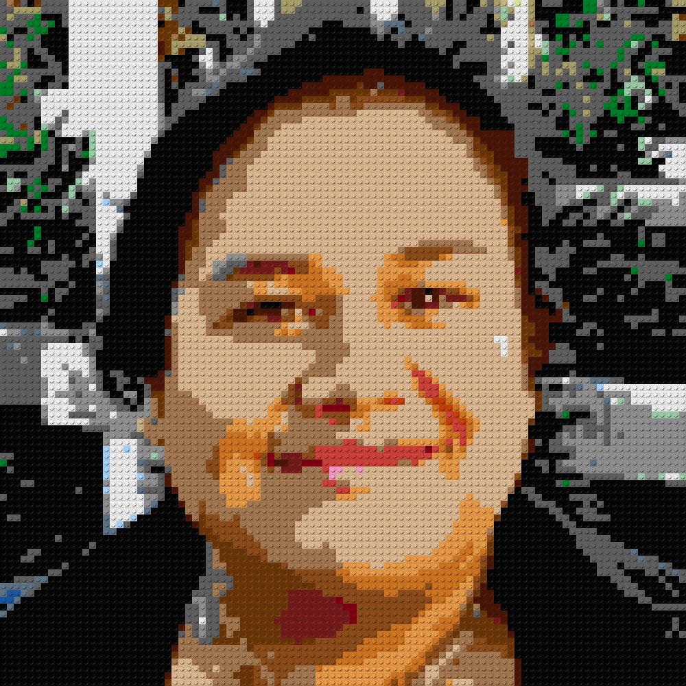 Custom Brick Mosaic