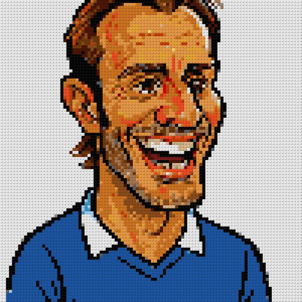 Custom Brick Mosaic