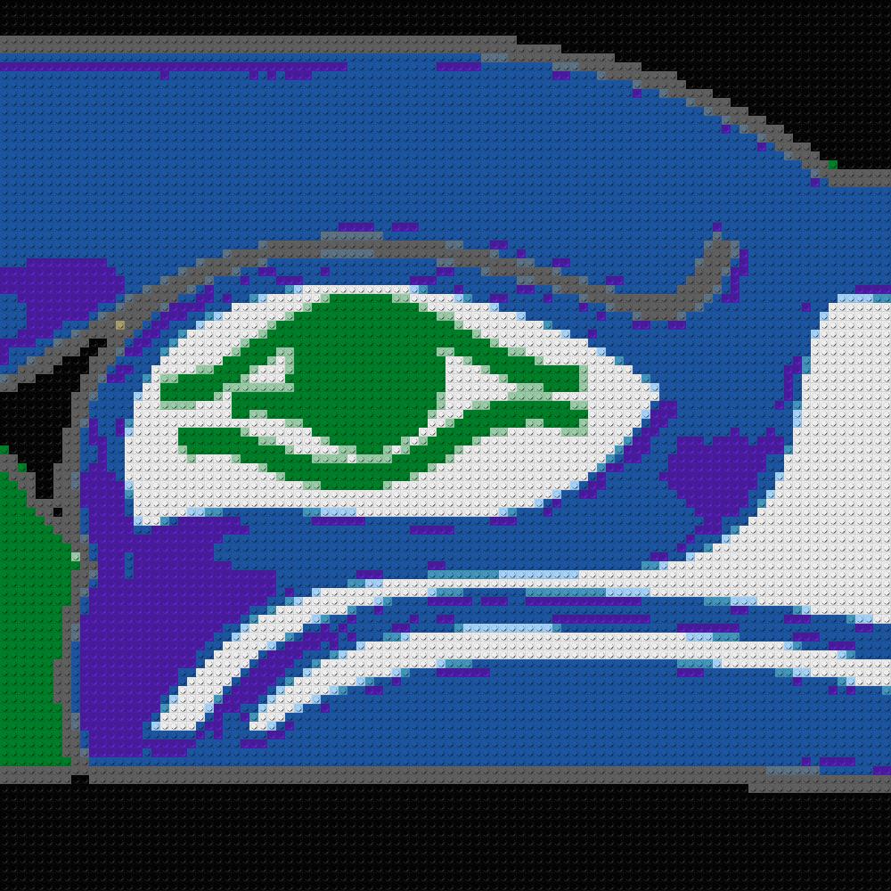 Custom Brick Mosaic