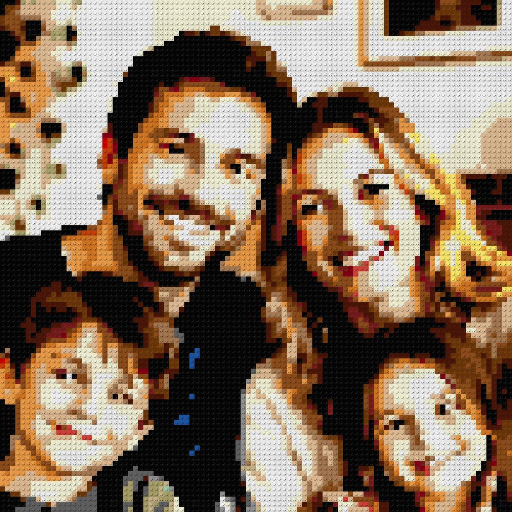 Custom Brick Mosaic
