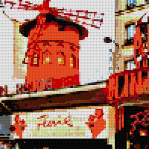 Custom Brick Mosaic