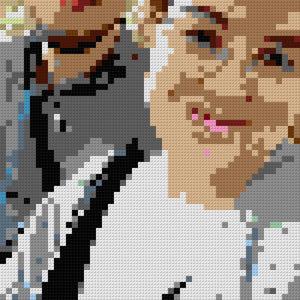 Custom Brick Mosaic