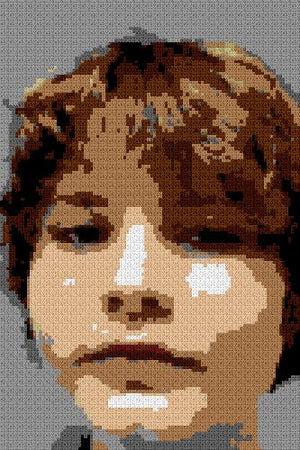 Custom Brick Mosaic