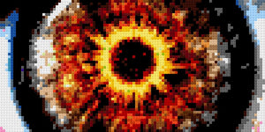 Custom Brick Mosaic