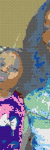 Custom Brick Mosaic
