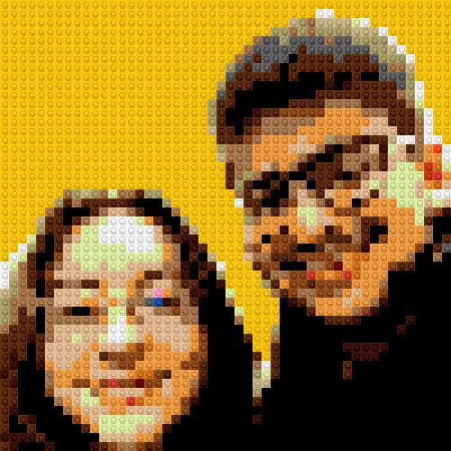 Custom Brick Mosaic