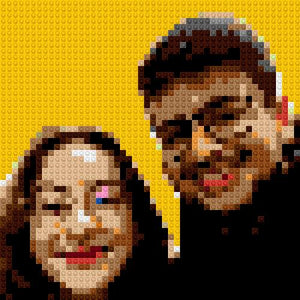 Custom Brick Mosaic