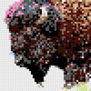 Custom Brick Mosaic