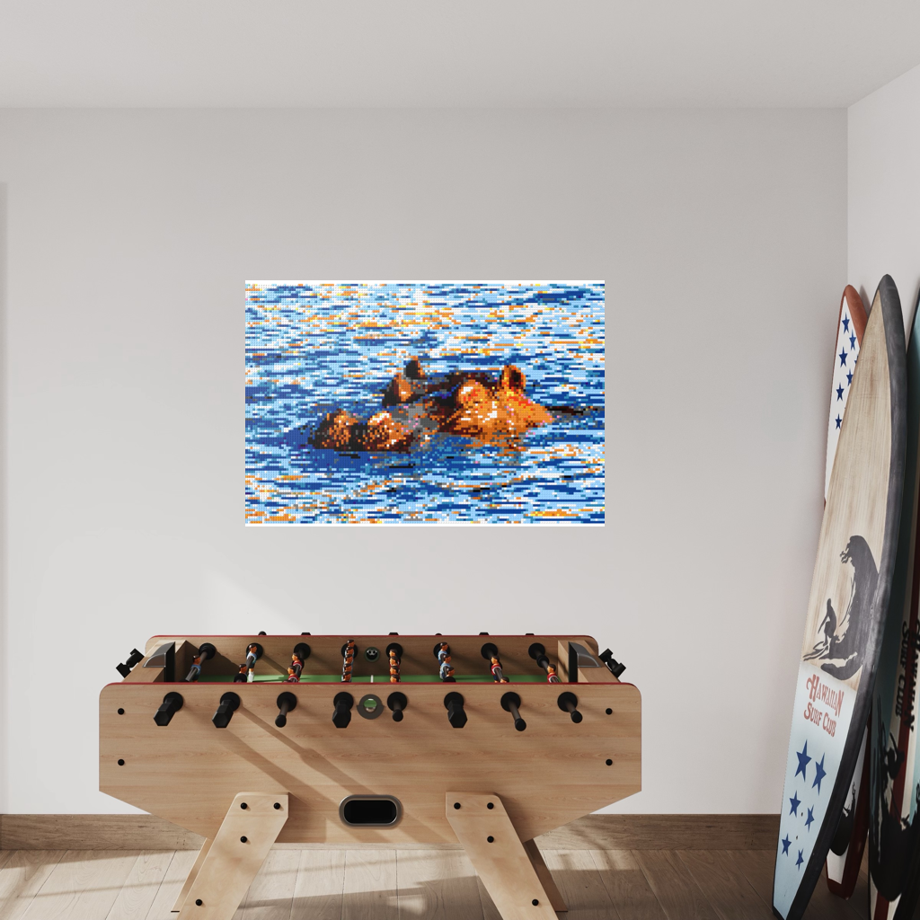 Hippopotamus in Water