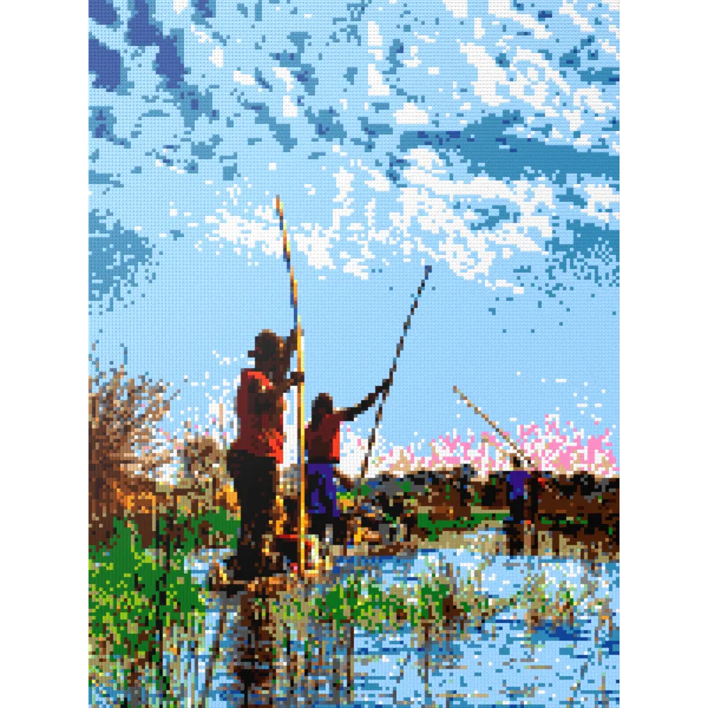 Okavango Delta Polers