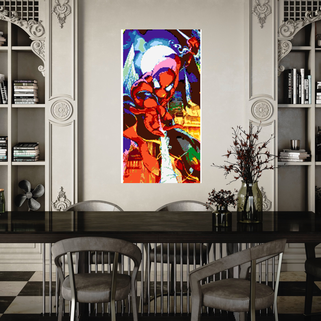 Spiderman Mosaic Interpretation
