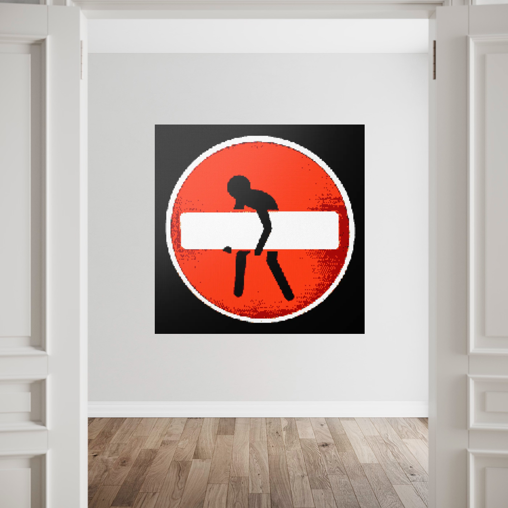 No Entry Street Sign