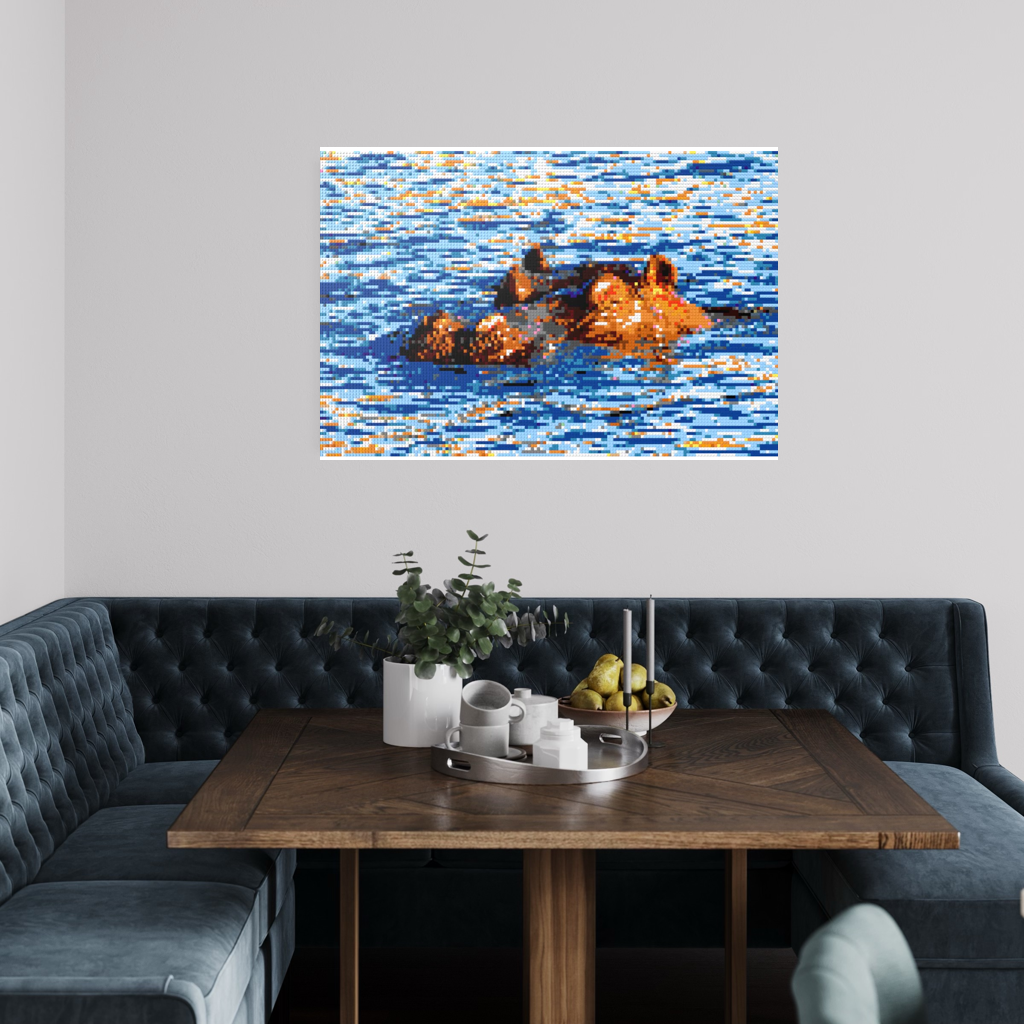 Hippopotamus in Water