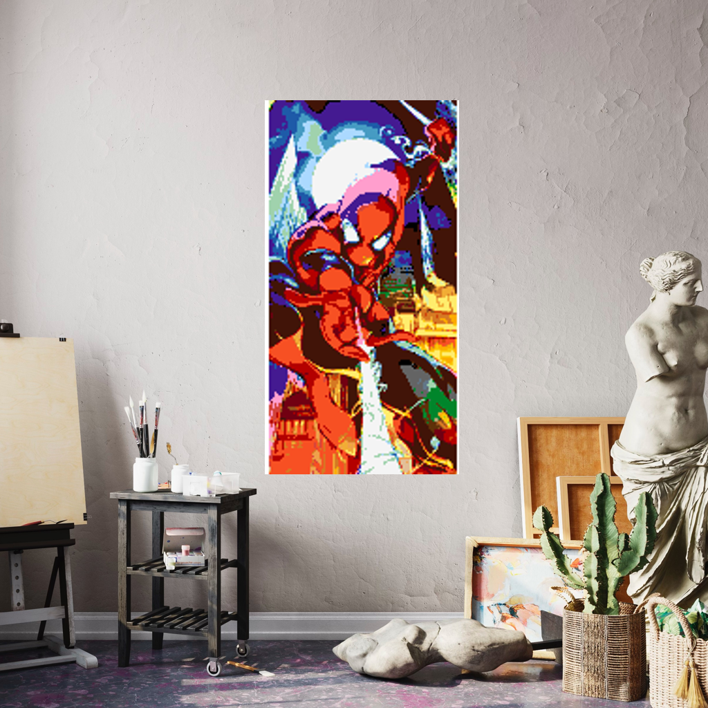 Spiderman Mosaic Interpretation