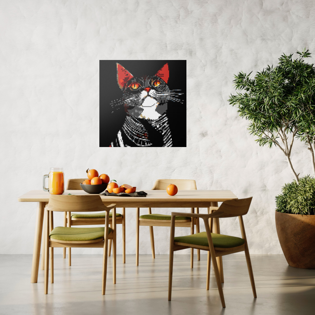 Cat Star mosaic