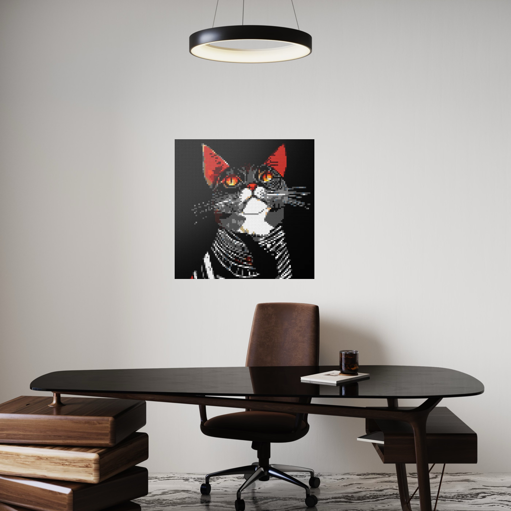 Cat Star mosaic