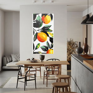 Lemons botanical art mosaic