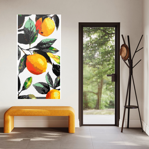Lemons botanical art mosaic
