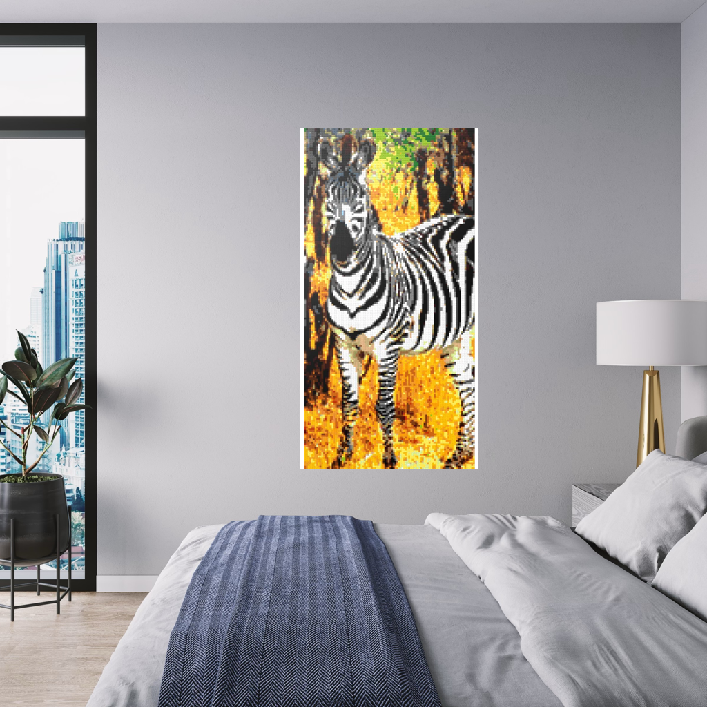 African Zebra Portrait