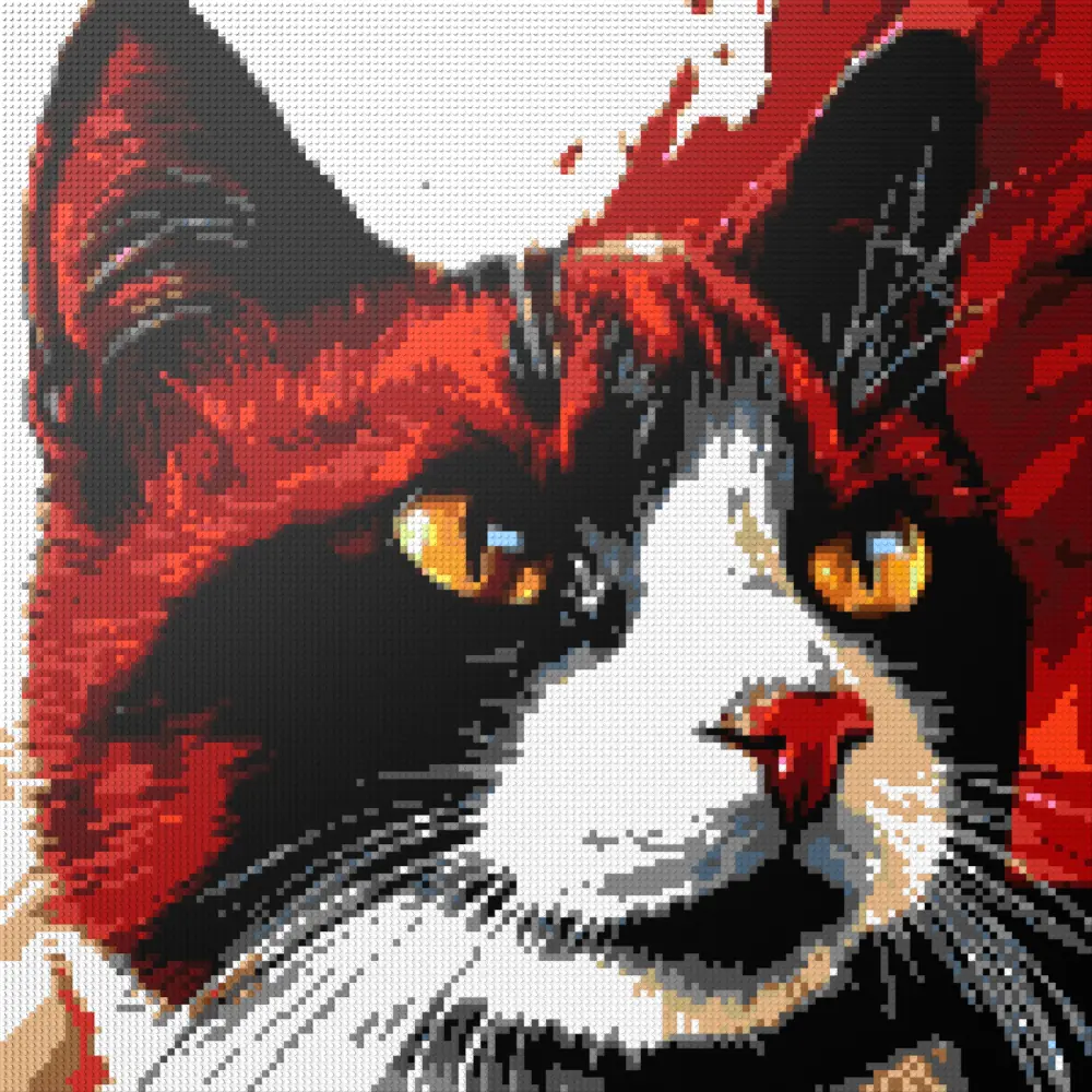 Cat Leo mosaic