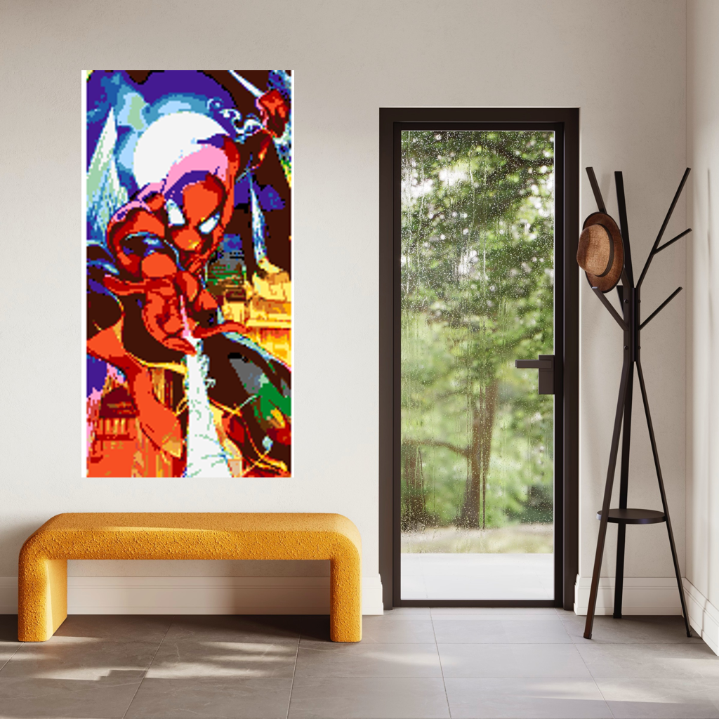 Spiderman Mosaic Interpretation