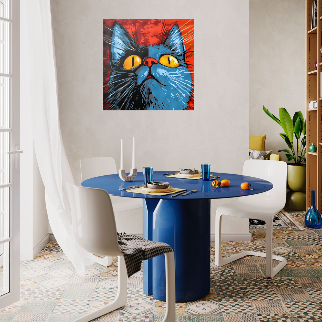 Cat Toby mosaic