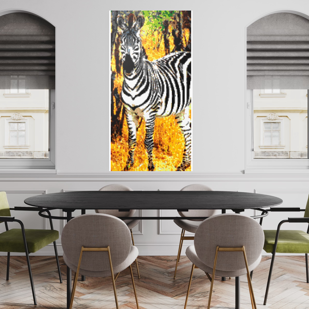 African Zebra Portrait