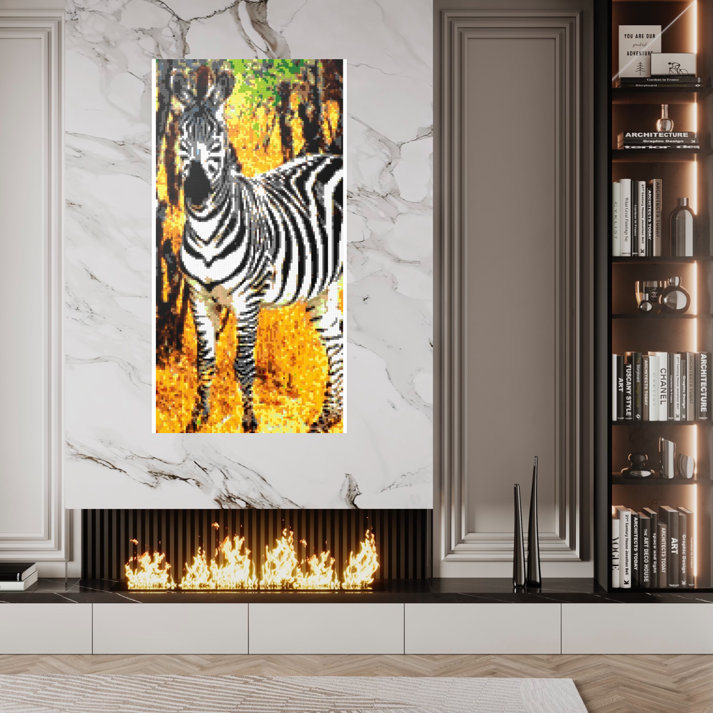 African Zebra Portrait