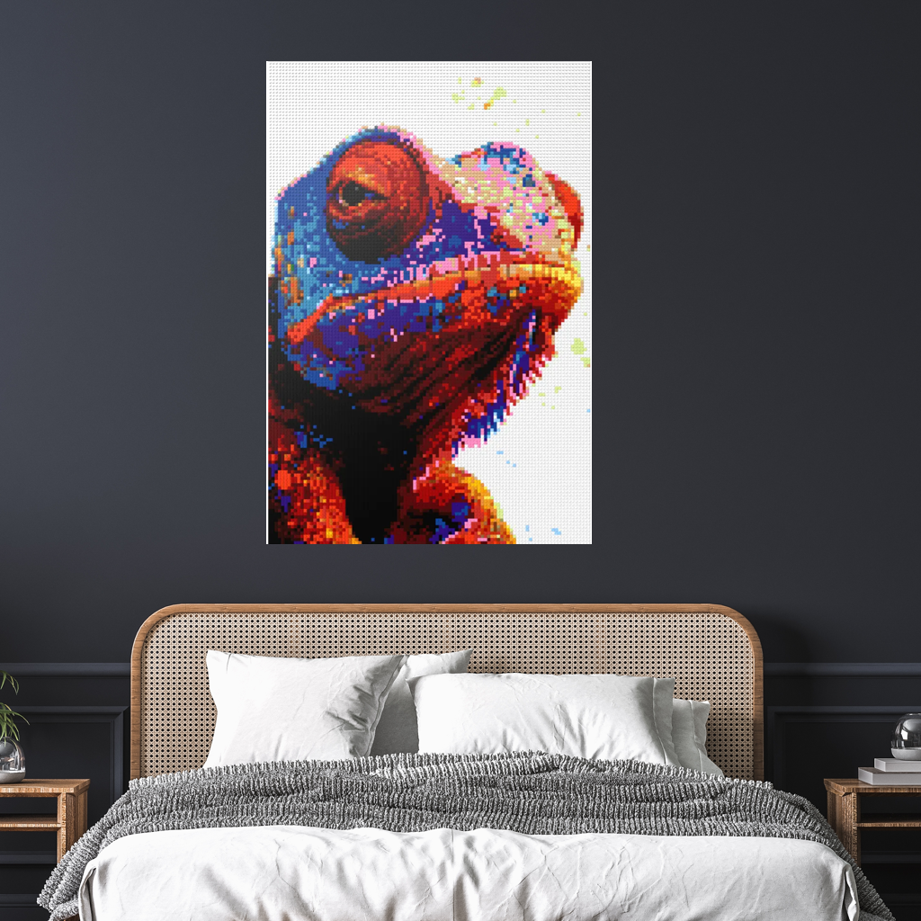 Chameleon animal art