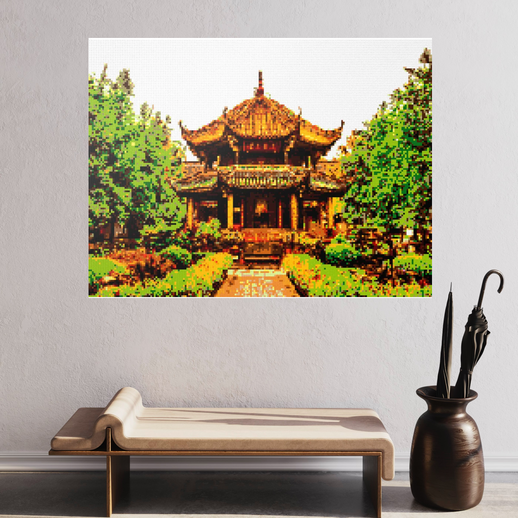 A Taoist temple in Taipei, Taiwan