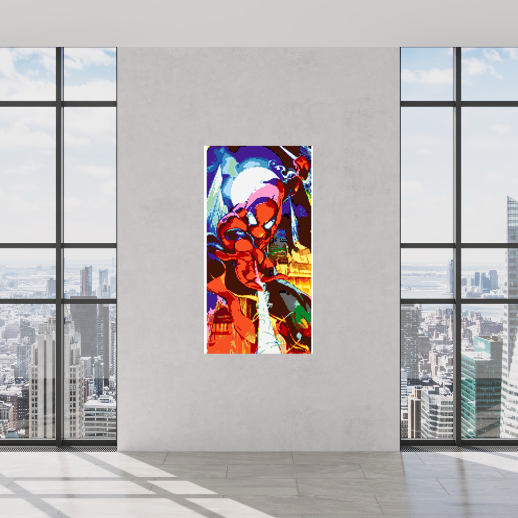 Spiderman Mosaic Interpretation