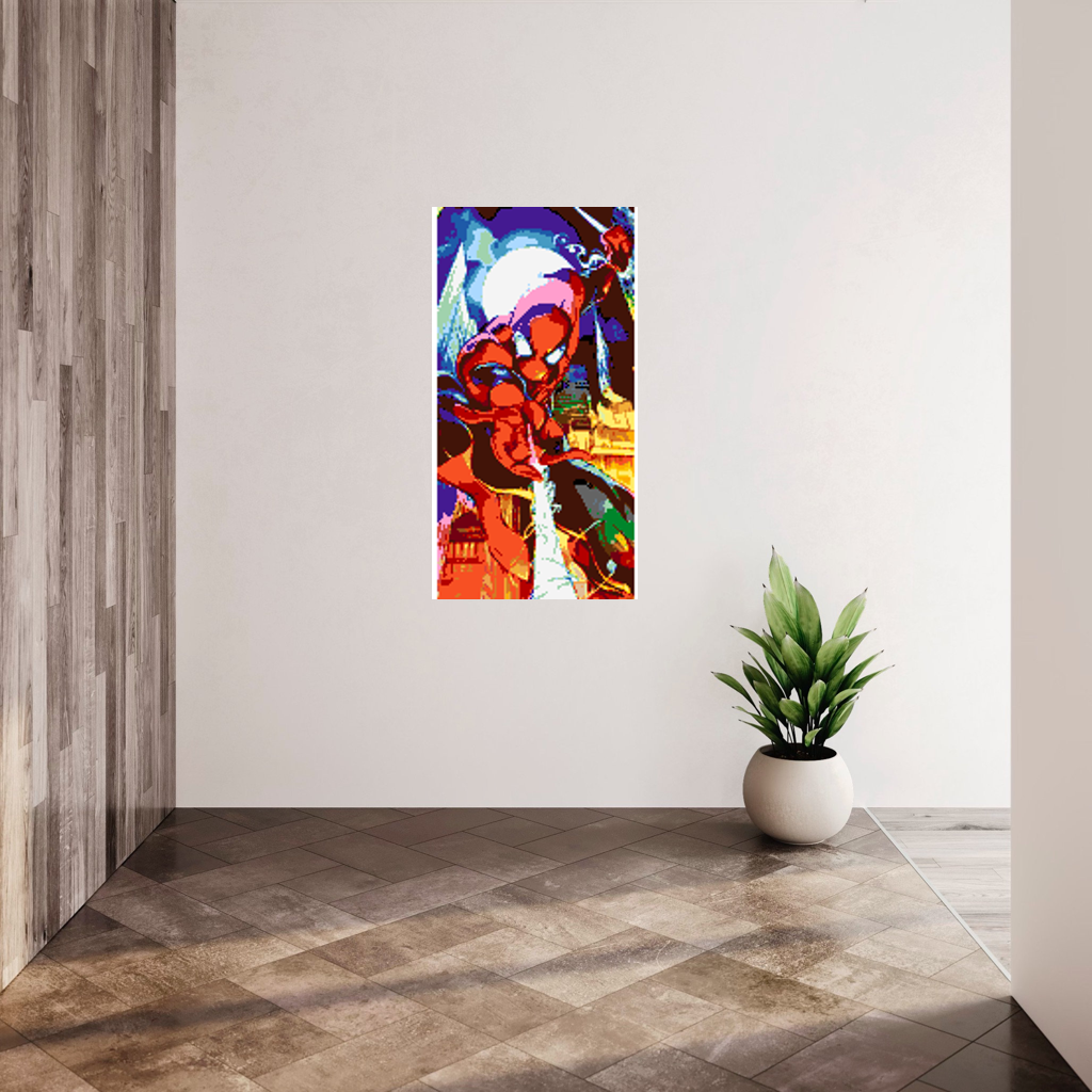 Spiderman Mosaic Interpretation