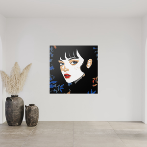 Monica portrait mosaic