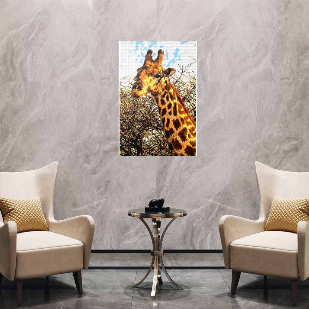 African Giraffe Portrait