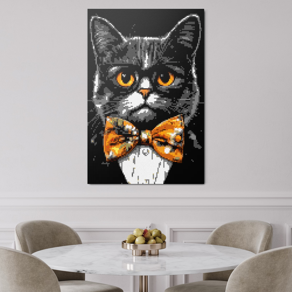 Hipster cat Looper mosaic