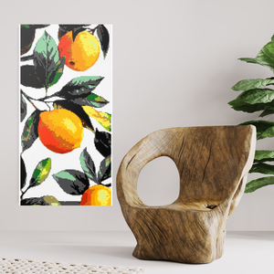 Lemons botanical art mosaic