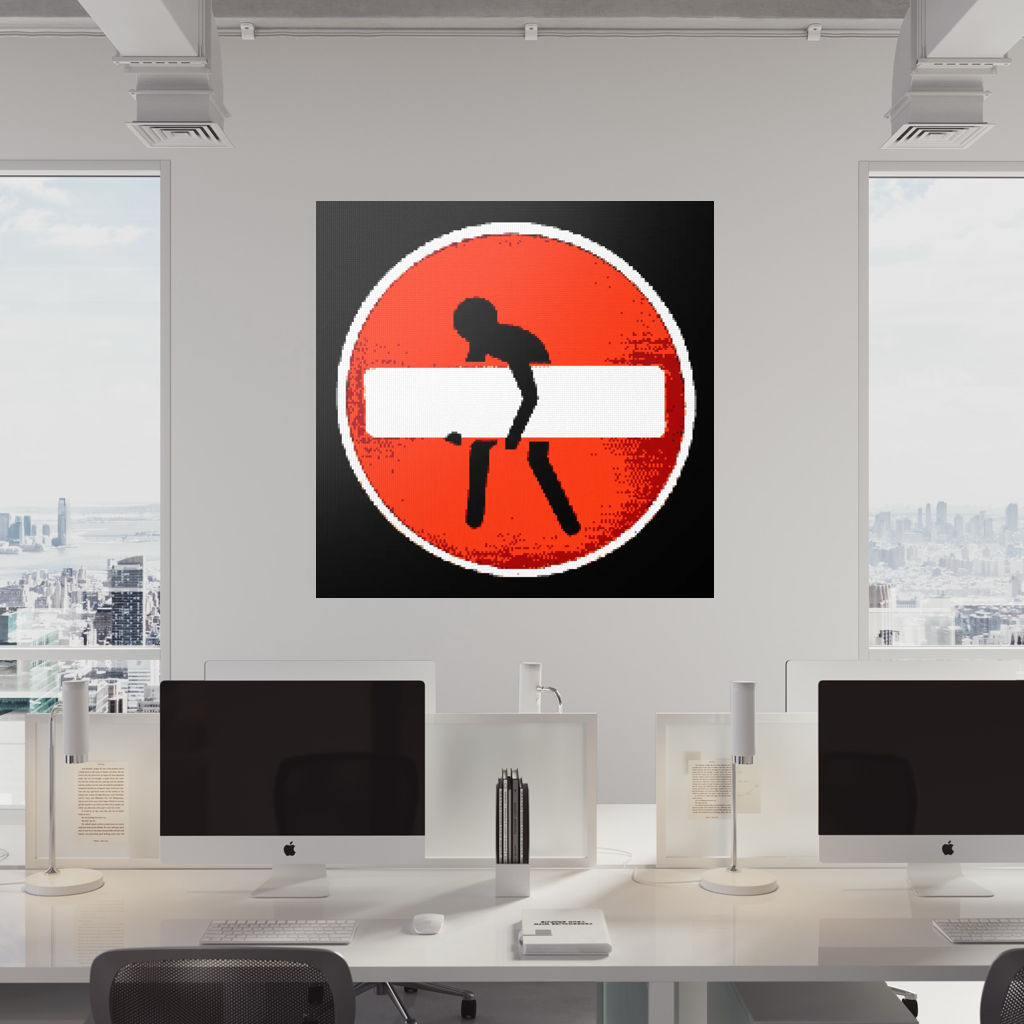 No Entry Street Sign