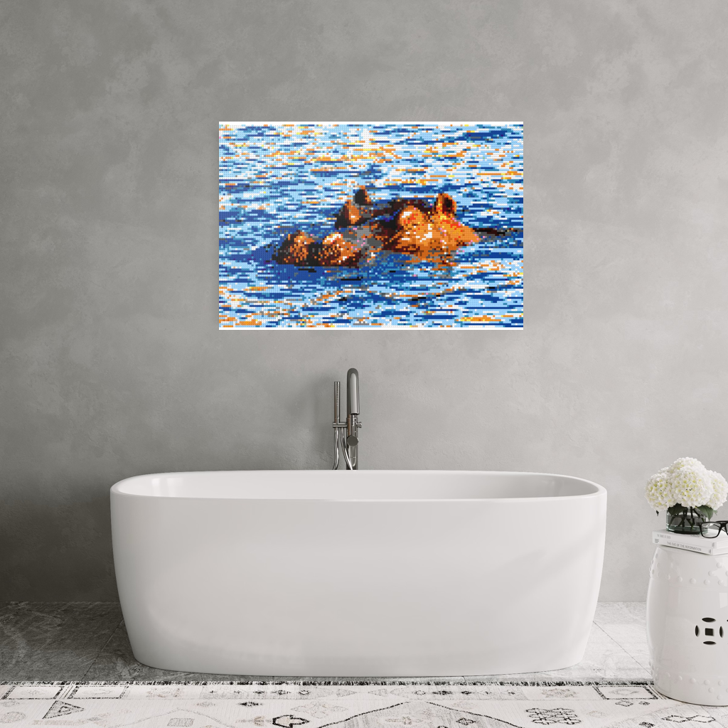 Hippopotamus in Water